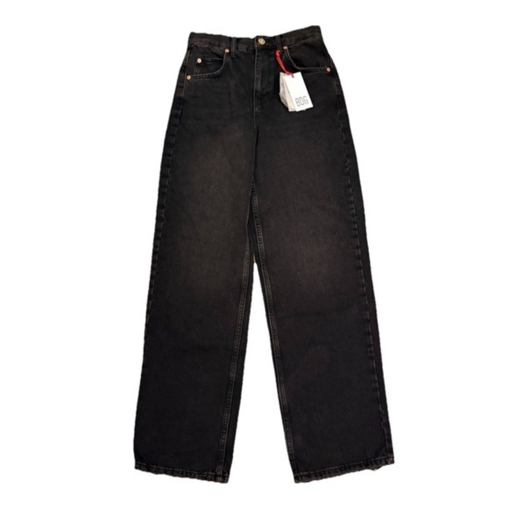 NWT BDG Black Boyfriend High Rise Jeans Relaxed Fit Distressed